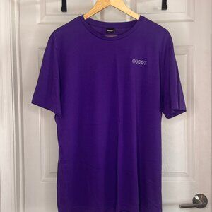 Oakley Men's Purple Cotton T-shirt in XL